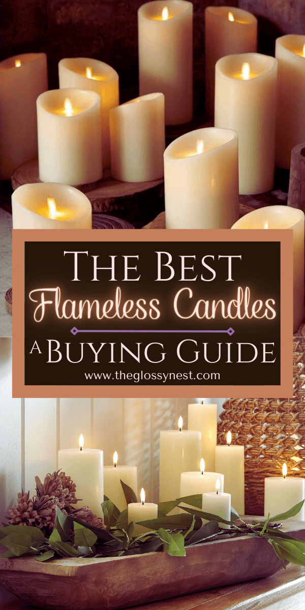 Best flameless candles to use with rattan lanterns, dough bowl, faux greenery, wood chargers