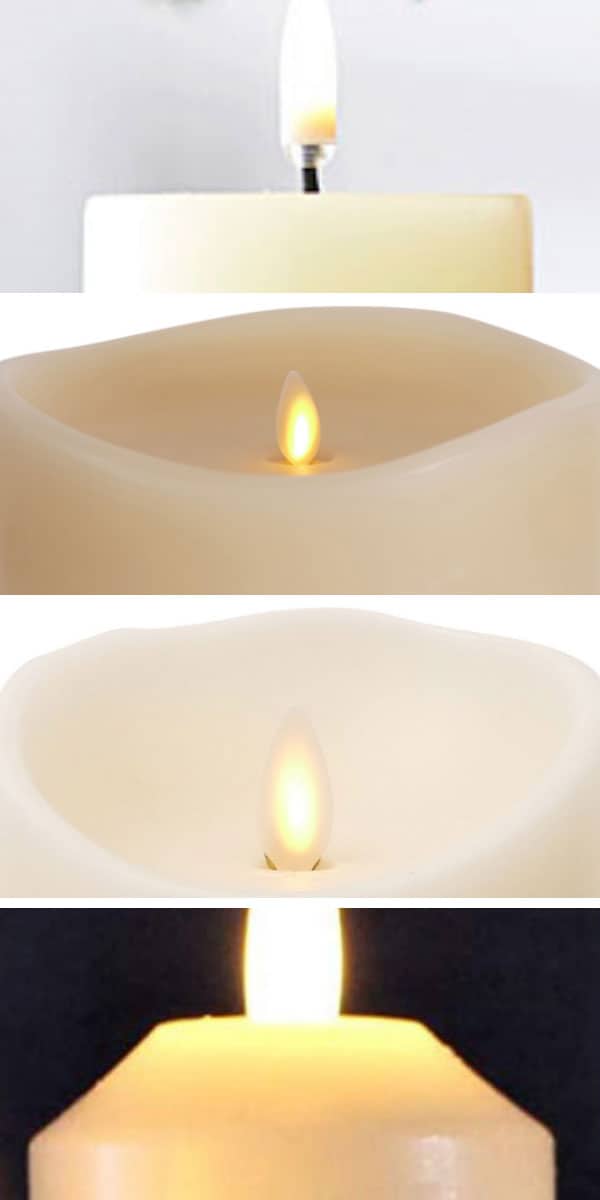 Best flameless candles with different types of faux flames