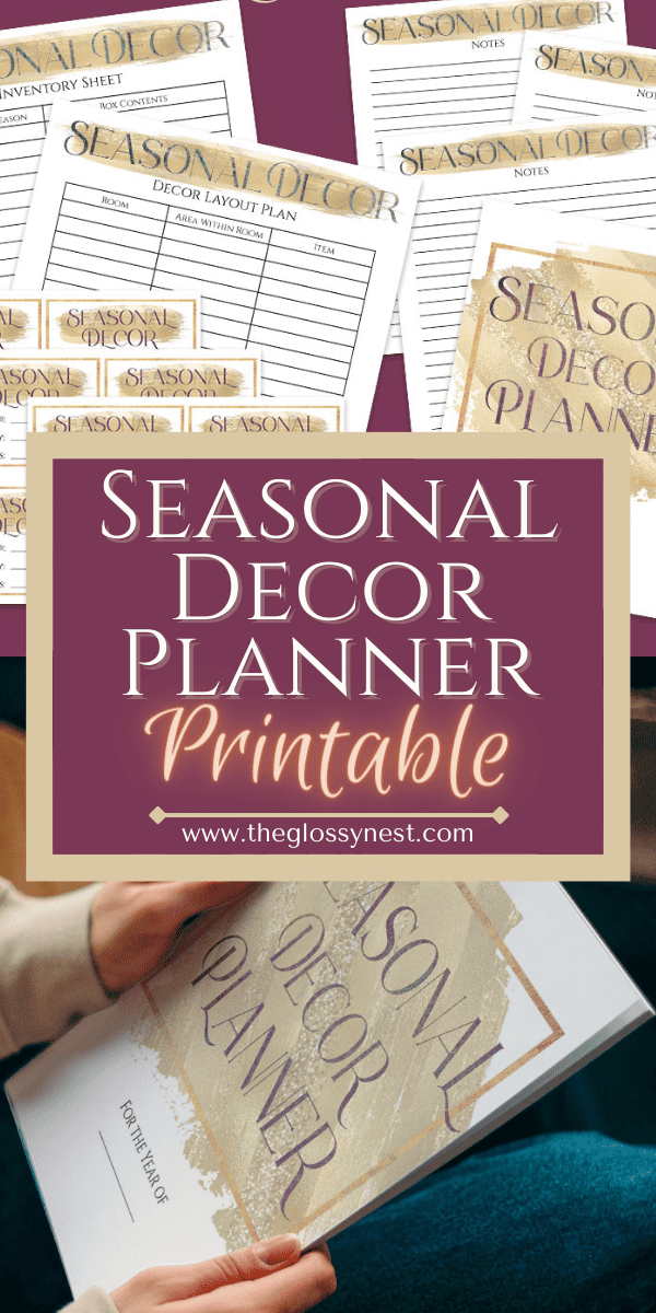 Seasonal Decorating Calendar & Planner Printable