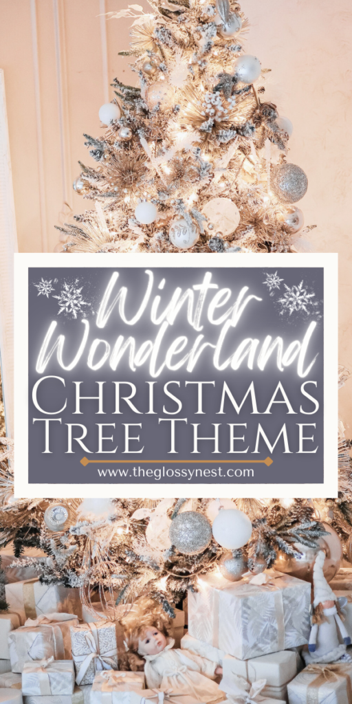 flocked Christmas tree