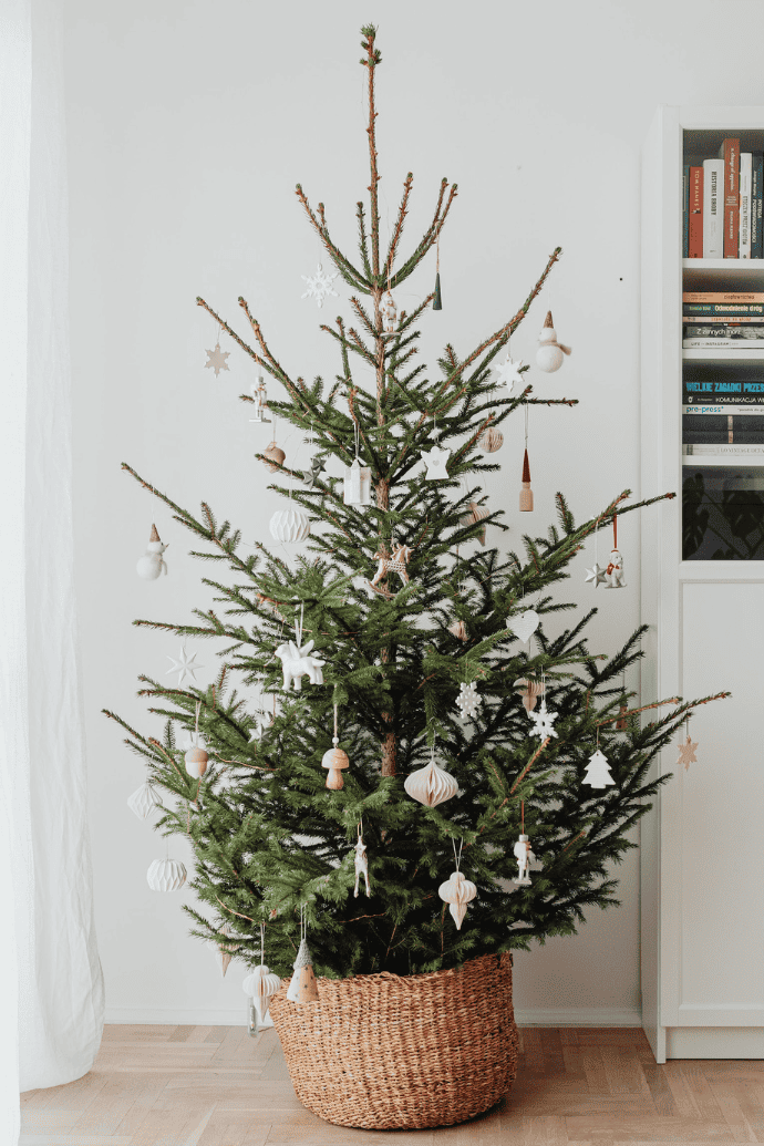 Rustic Christmas Tree Ideas For a Simple, Nature Inspired Holiday