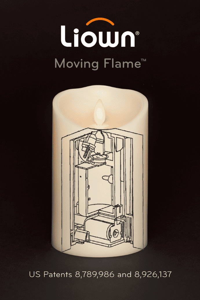 liown flameless candle inner parts diagram