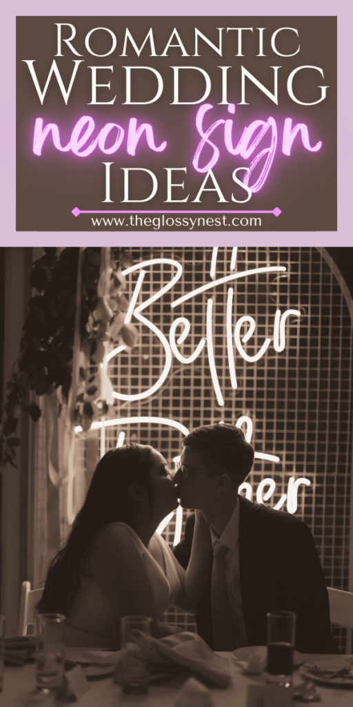 romantic wedding neon sign ideas
