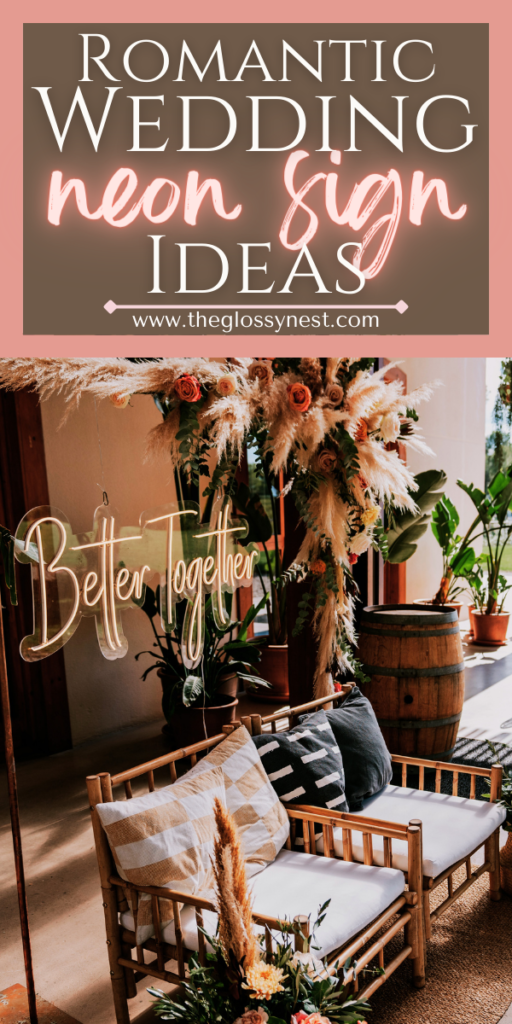 romantic wedding neon sign ideas